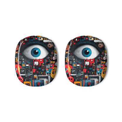 Blauwe Gaze Mozaïek - AirPod Max Case