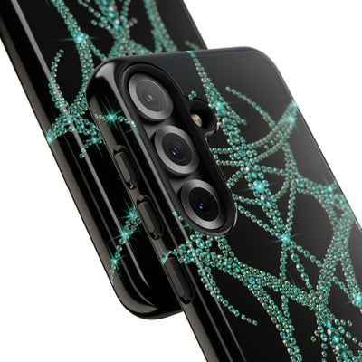 Teal Cyber Sigil · Tough Phone Case for Samsung · Teal