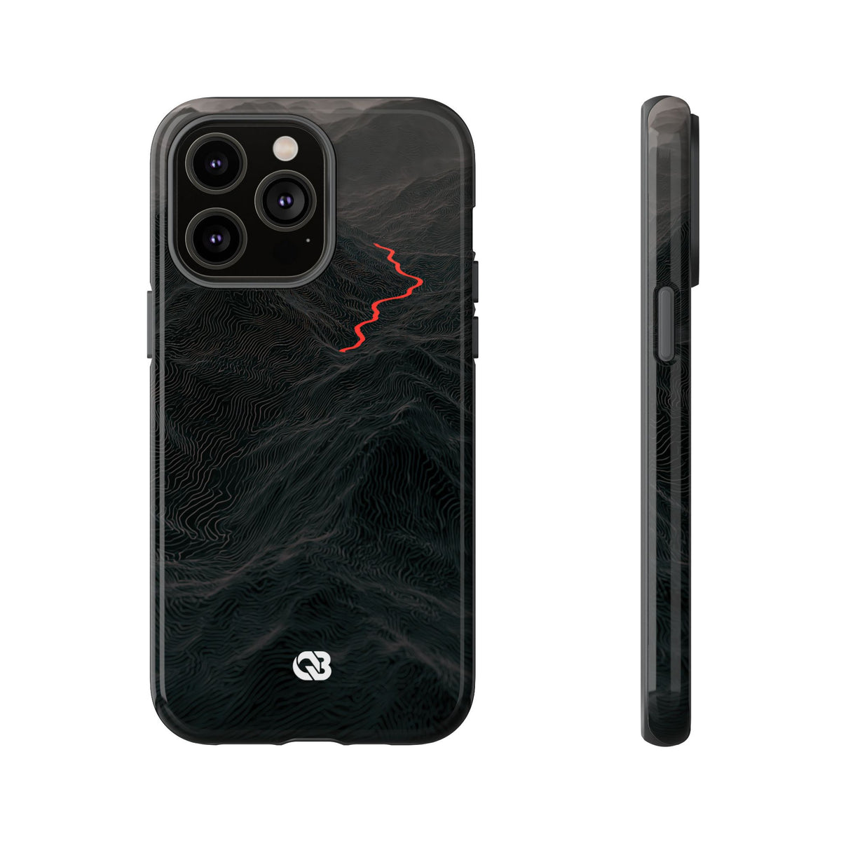 Crimson Ridge Pass · Tough Phone Case for iPhone · Black
