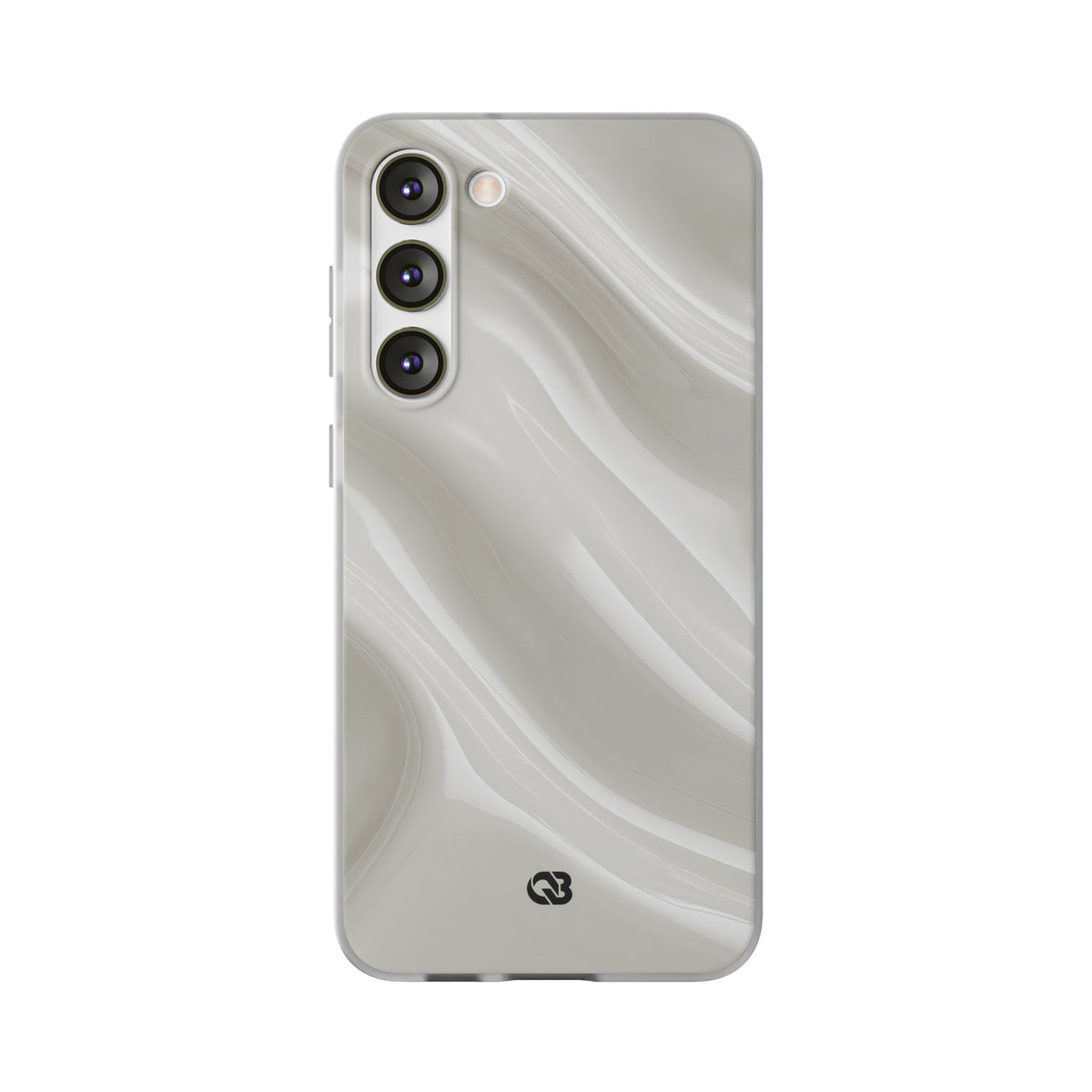 Liquid Enamel Fold · Lite Phone Case for Samsung · White