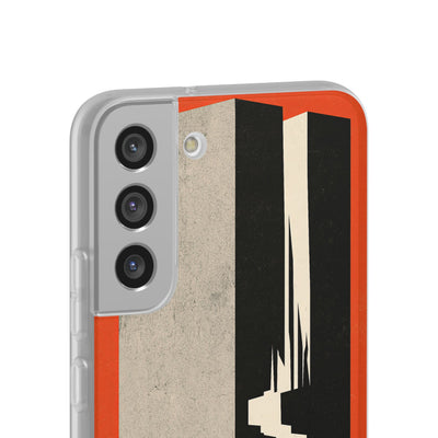 Orange Lite Phone Case for Samsung - Orange Monolith Rift