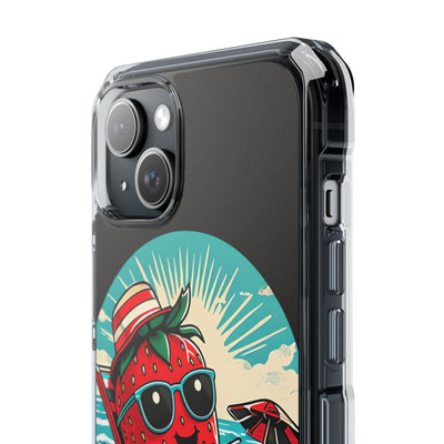 Ρετρό Παραλιακό Μούρο · Impact Θήκη για iPhone · Magsafe