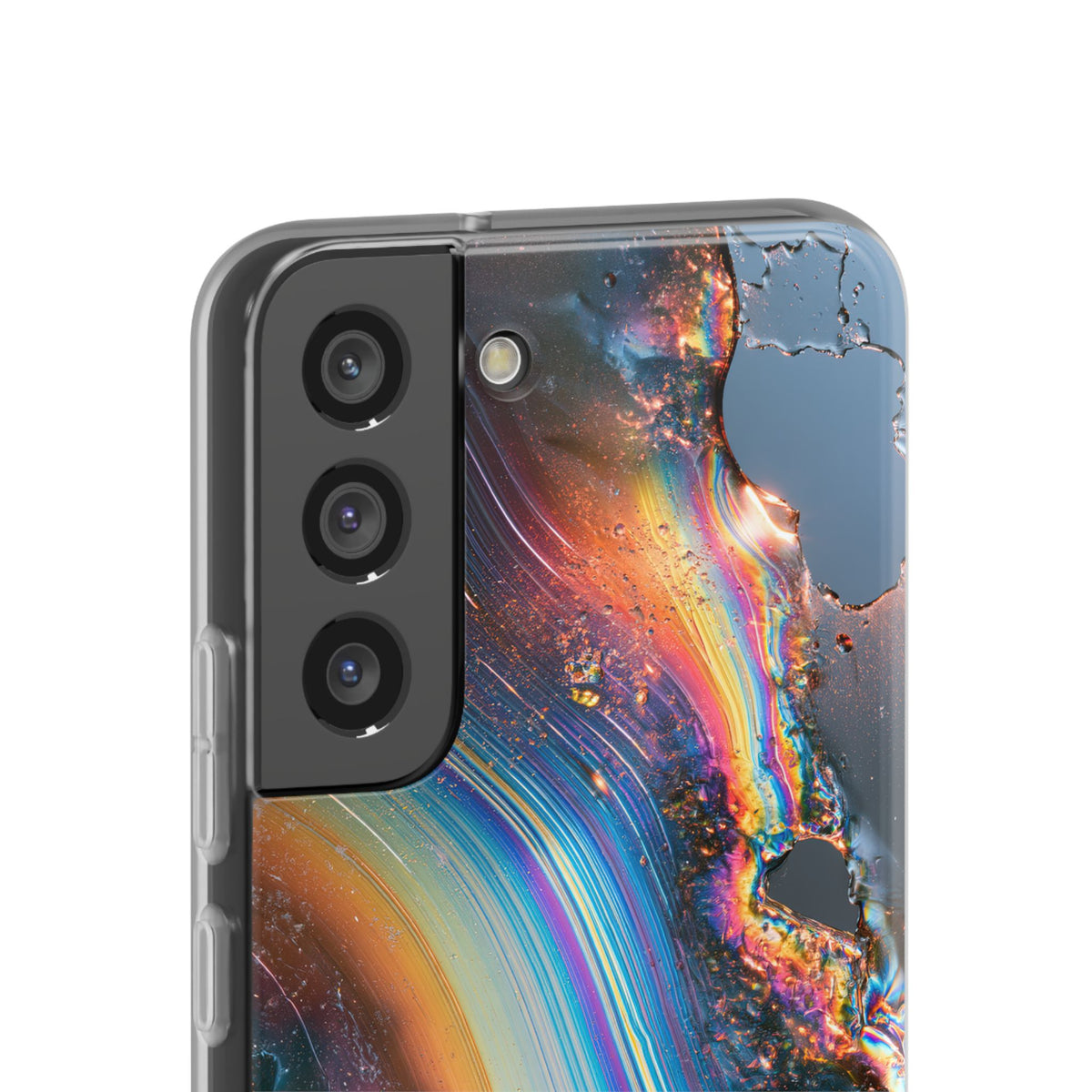 Prismatic Aura Flow · Lite Phone Case for Samsung · Blue