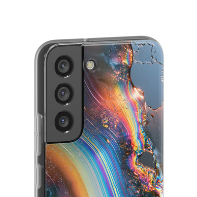 Prismatic Aura Flow · Lite Phone Case for Samsung · Blue
