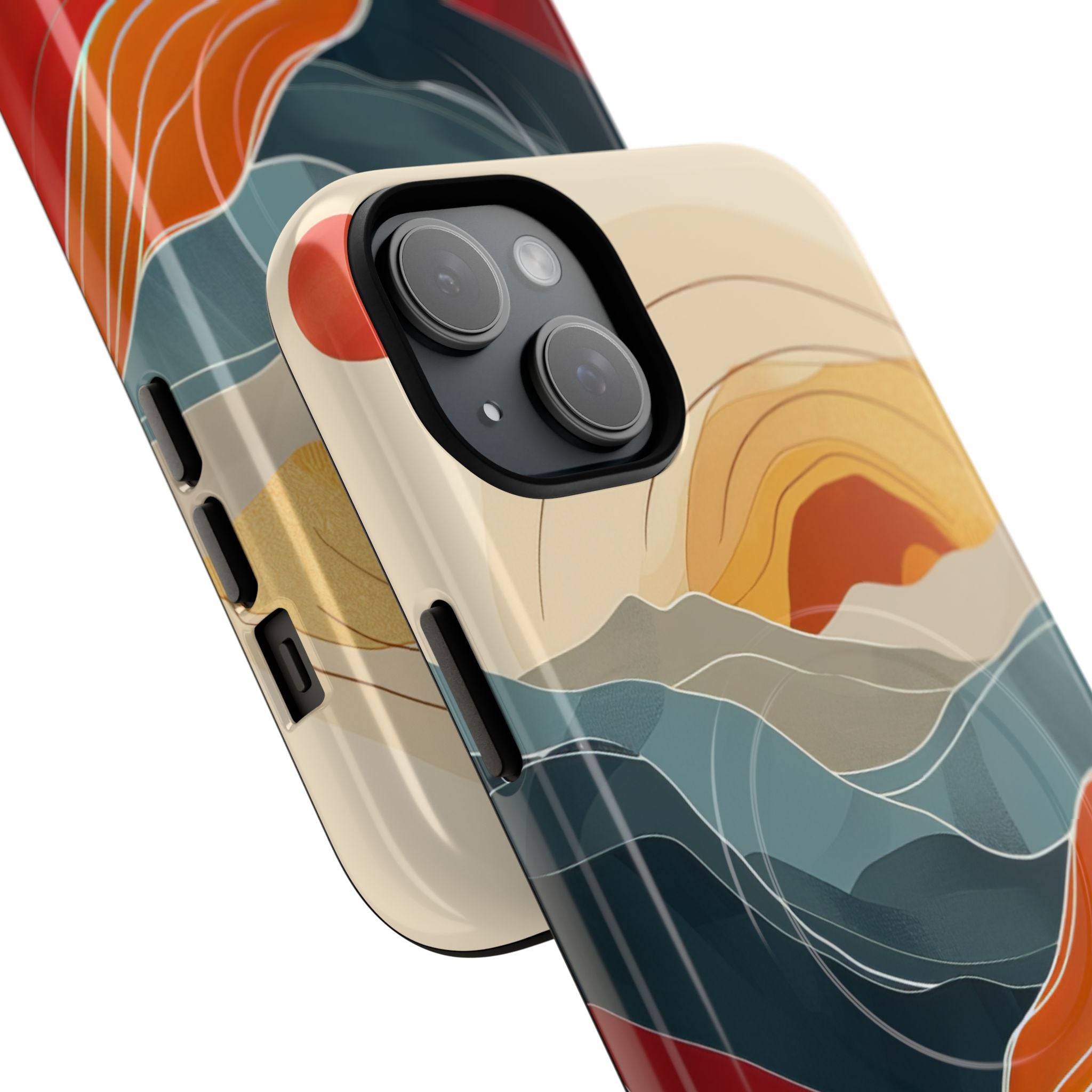 Sunlit Ridges iPhone 15 Plus Case - Tough+