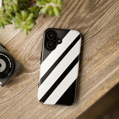 Obsidian White Bars · Tough Telefoncover for iPhone