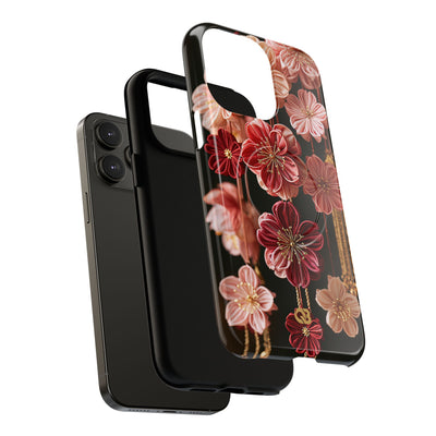 Silk Blossom Kanzashi · Tough 2.0 Magnetic Phone Case for iPhone · Pink
