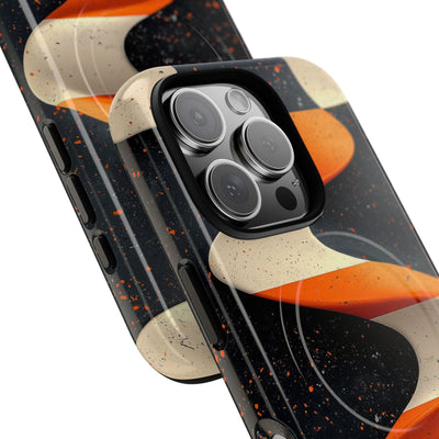 Orange Grit Twist · Tough+ Phone Case for iPhone · Magsafe