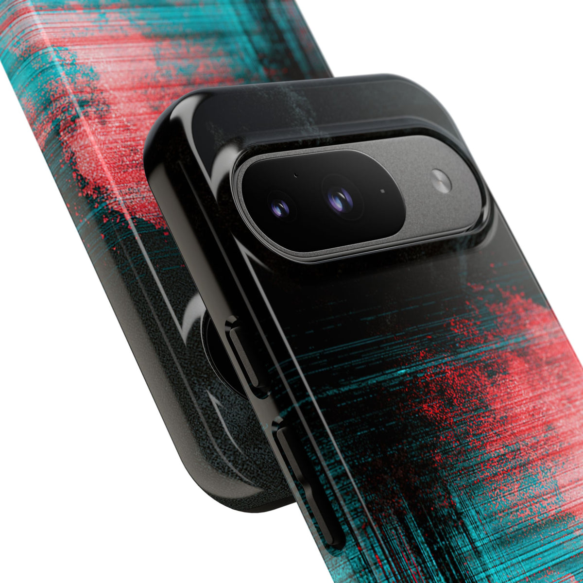 Digital Signal Drift · Tough Phone Case for Pixel ·  Black