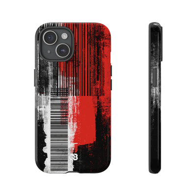 Distorted Barcode · Tough Phone Case for iPhone · Black