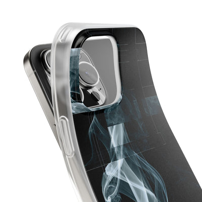 Black Lite Phone Case for iPhone - Arctic Vapor Grid