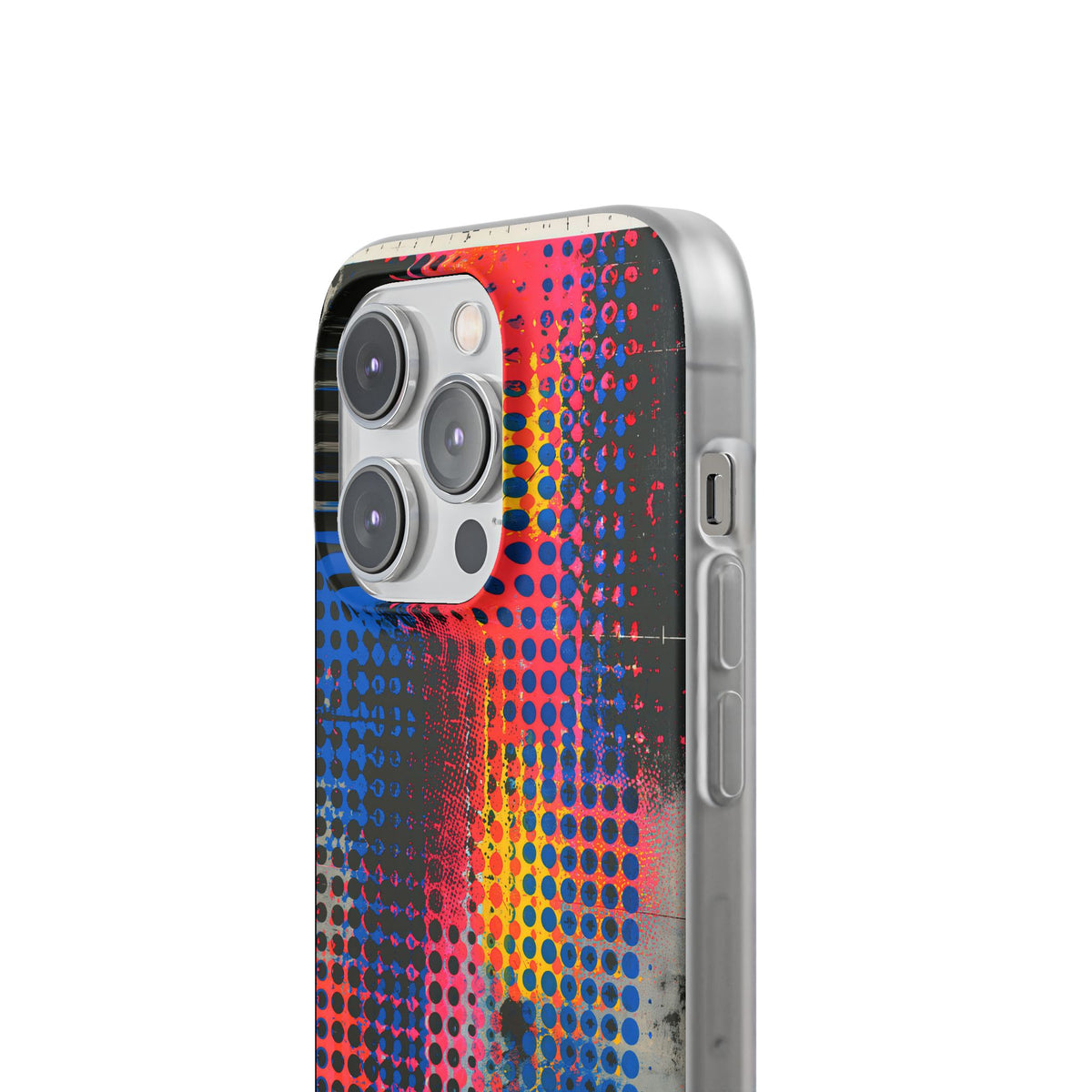 Chromatic Halftone Grid · Lite Phone Case for iPhone ·  Blue