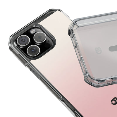 Blush Horizon · Clear Impact Magnetic Phone Case for iPhone ·  Pink