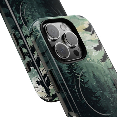 Misty Pine Shadow · Tough+ Phone Case for iPhone · Magsafe