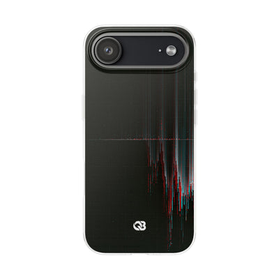 Black Lite Phone Case for iPhone - Corrupted Data Stream