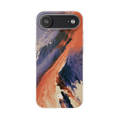 Solar Aura Drift · Lite Phone Case for iPhone ·  Orange
