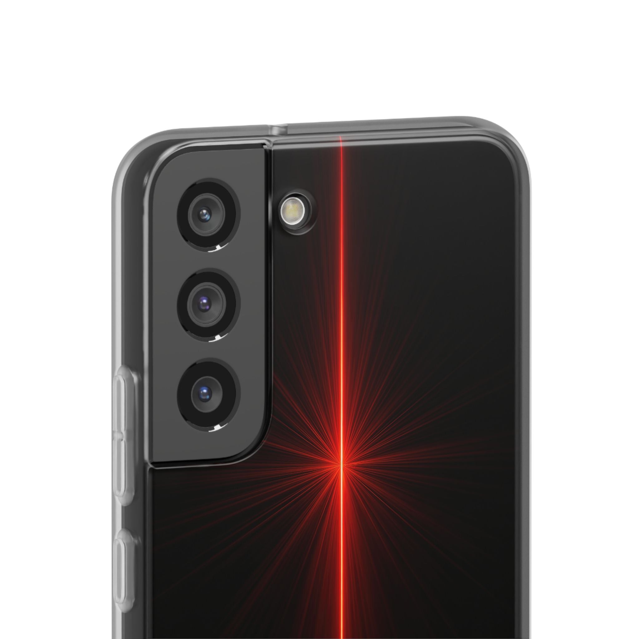 Red Lite Phone Case for Samsung - Crimson Flare Vector