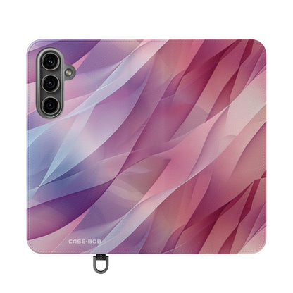 Pink Leafwave - Samsung S24 Plus Case - Wallet