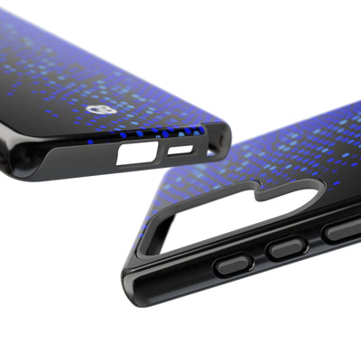 Cobalt Hex Dispersion · Tough Phone Case for Samsung · Blue