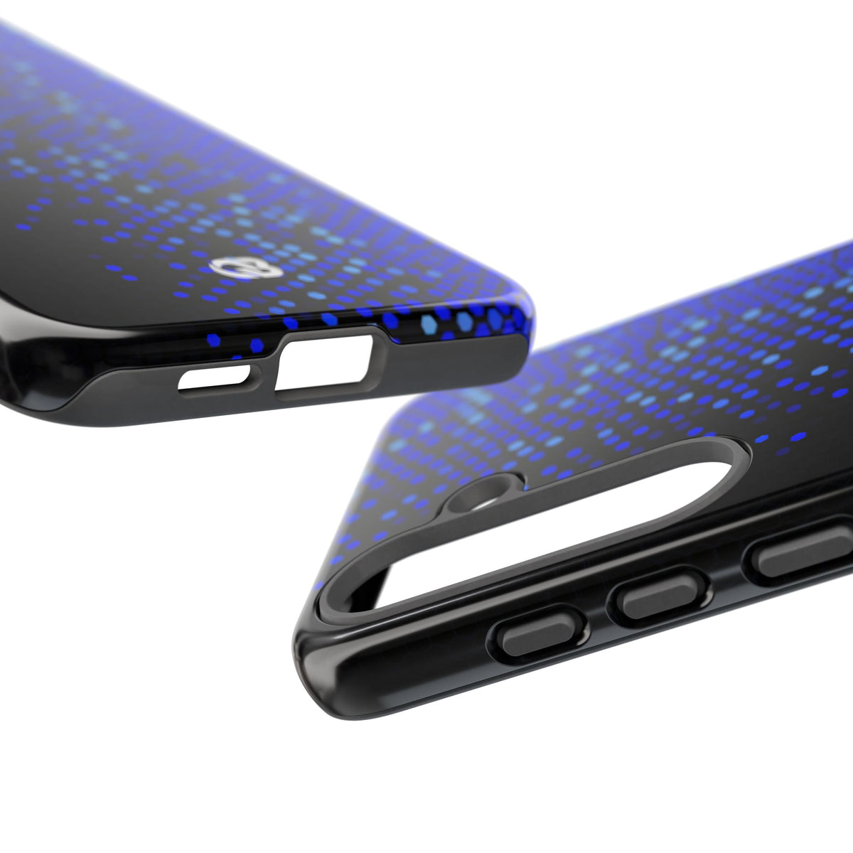 Cobalt Hex Dispersion · Tough Phone Case for Samsung · Blue
