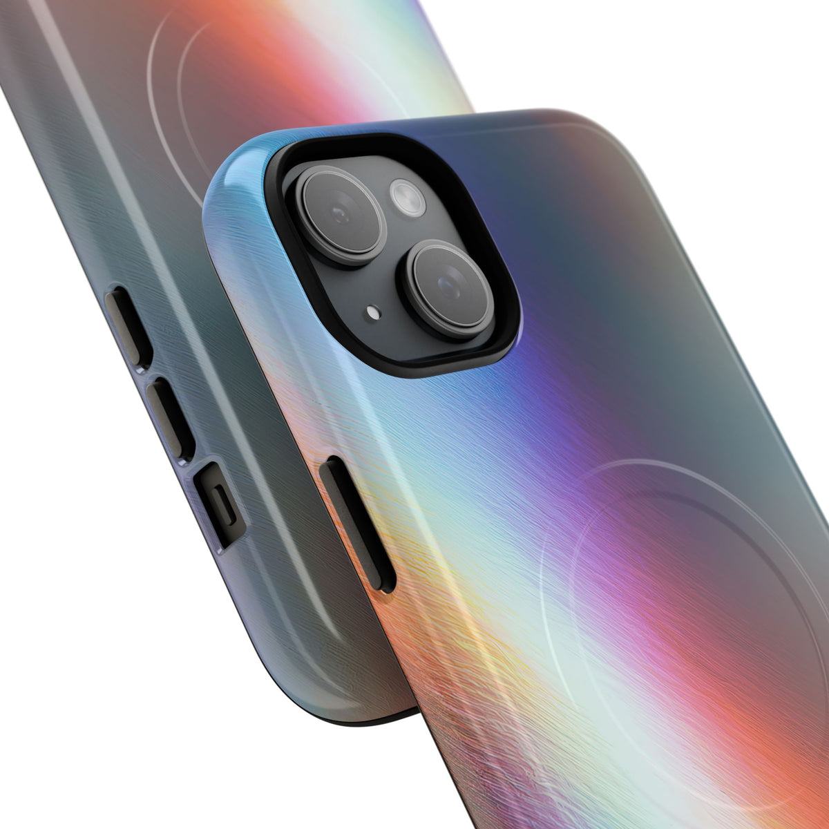 Prismatic Ray · Tough 2.0 Magnetic Phone Case for iPhone · Blue