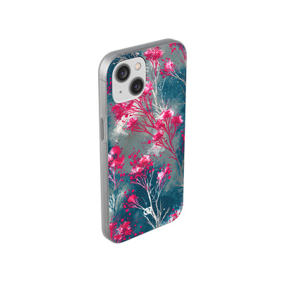 Cyber Blossom · Lite Phone Case for iPhone ·  Teal