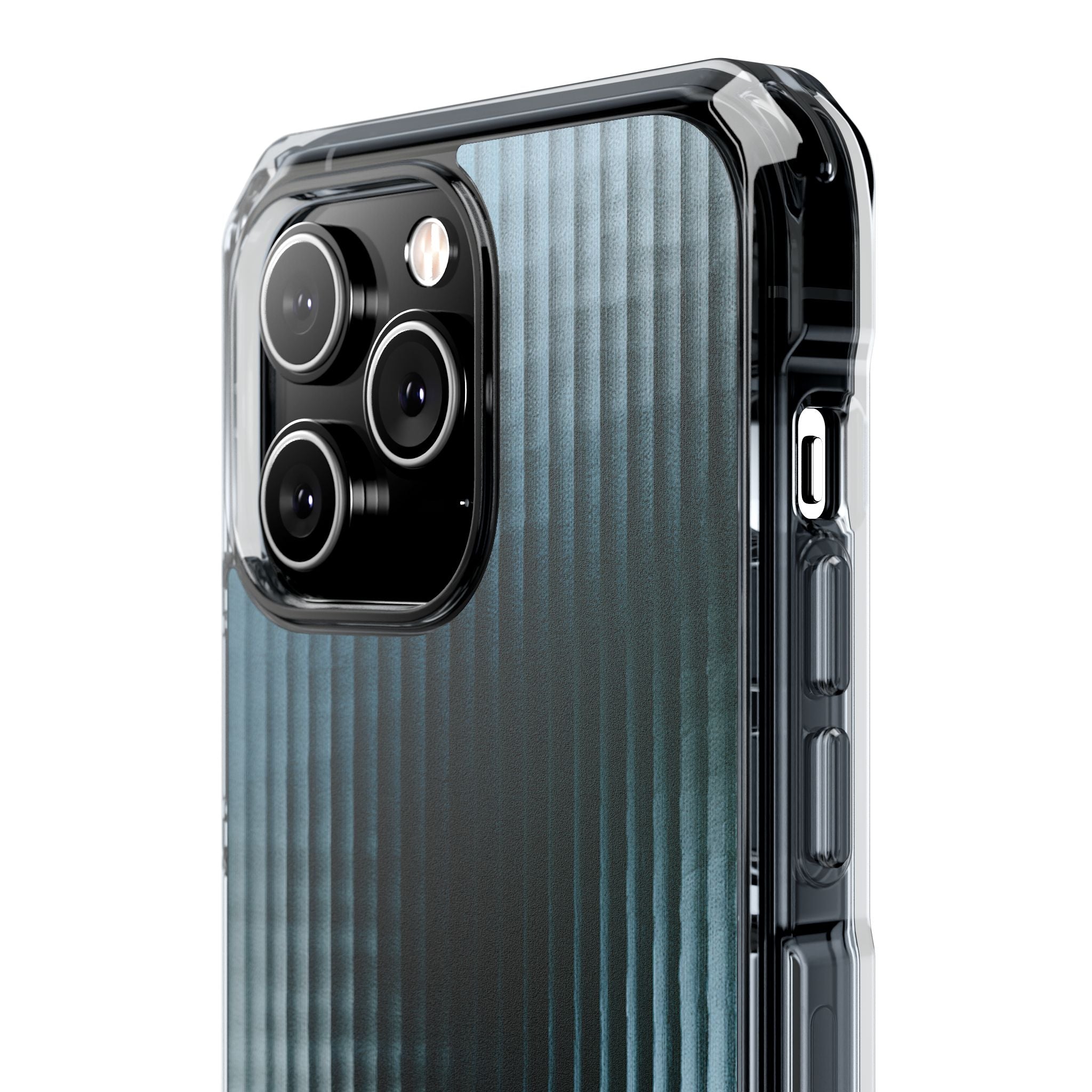 Blue Impact MagSafe Phone Case for iPhone - Glacial Reeded Glass