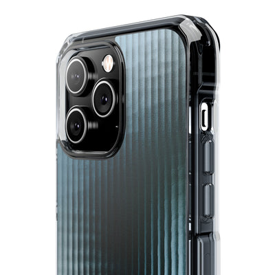 Blue Impact MagSafe Phone Case for iPhone - Glacial Reeded Glass