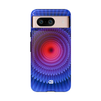 Radial Spectrum Bloom · Tough Phone Case for Pixel ·  Blue