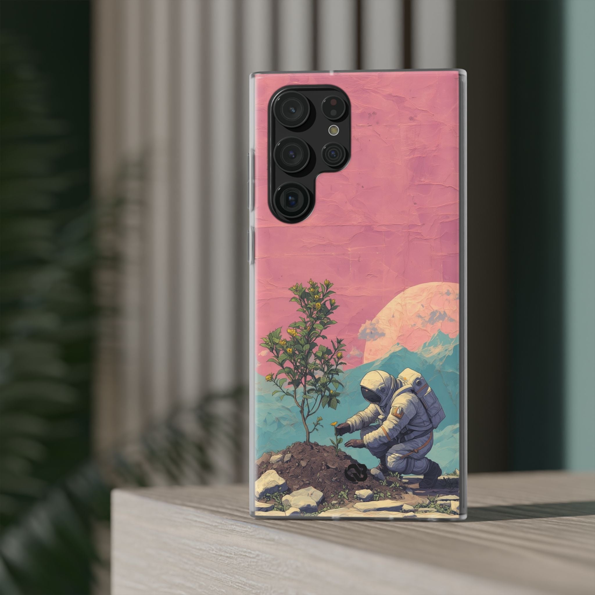 Lunar Pastel Bloom · Soft Phone Case for Samsung