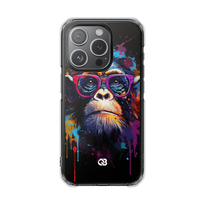 Neon Splatter Primate · Impact Capa para iPhone · Magsafe