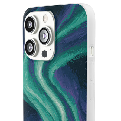 Arctic Aurora Bear · Lite Phone Case for iPhone ·  Teal