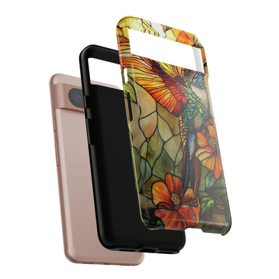 Amber Glass Hummingbird · Tough Phone Case for Google Pixel