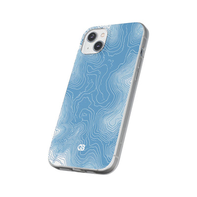 Glacial Basin Topo · Lite Phone Case for iPhone ·  Blue
