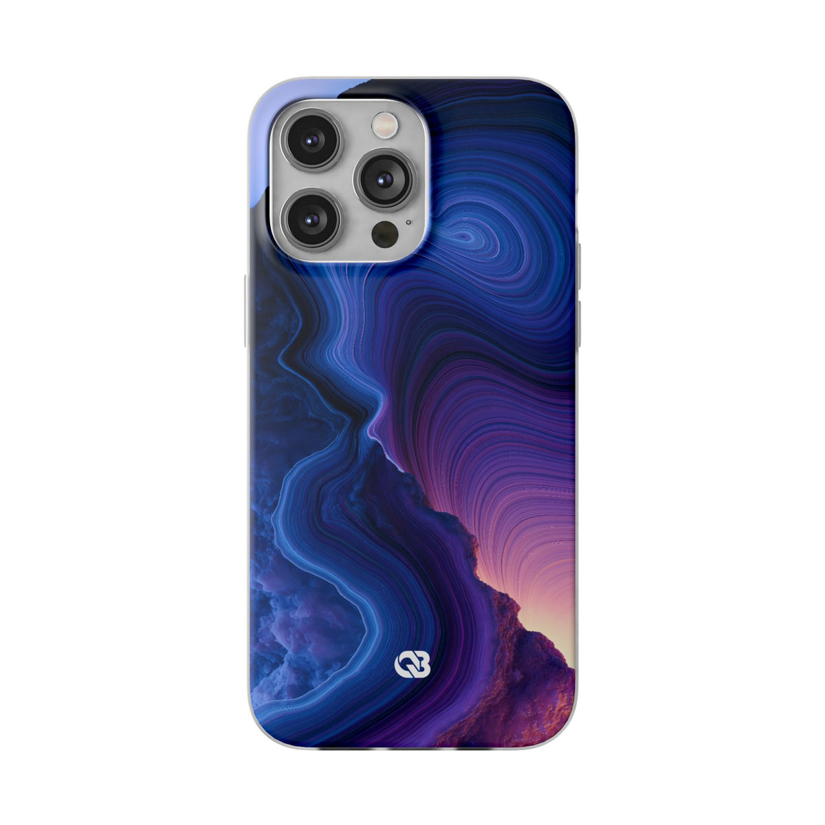 Radiant Strata · Lite Phone Case for iPhone ·  Blue