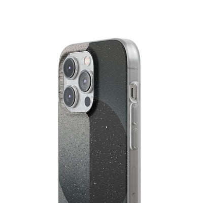 Black Lite Phone Case for iPhone - Lunar Static Orbit