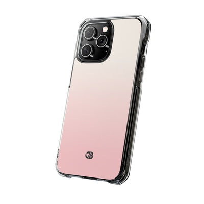 Blush Horizon · Clear Impact Magnetic Phone Case for iPhone ·  Pink