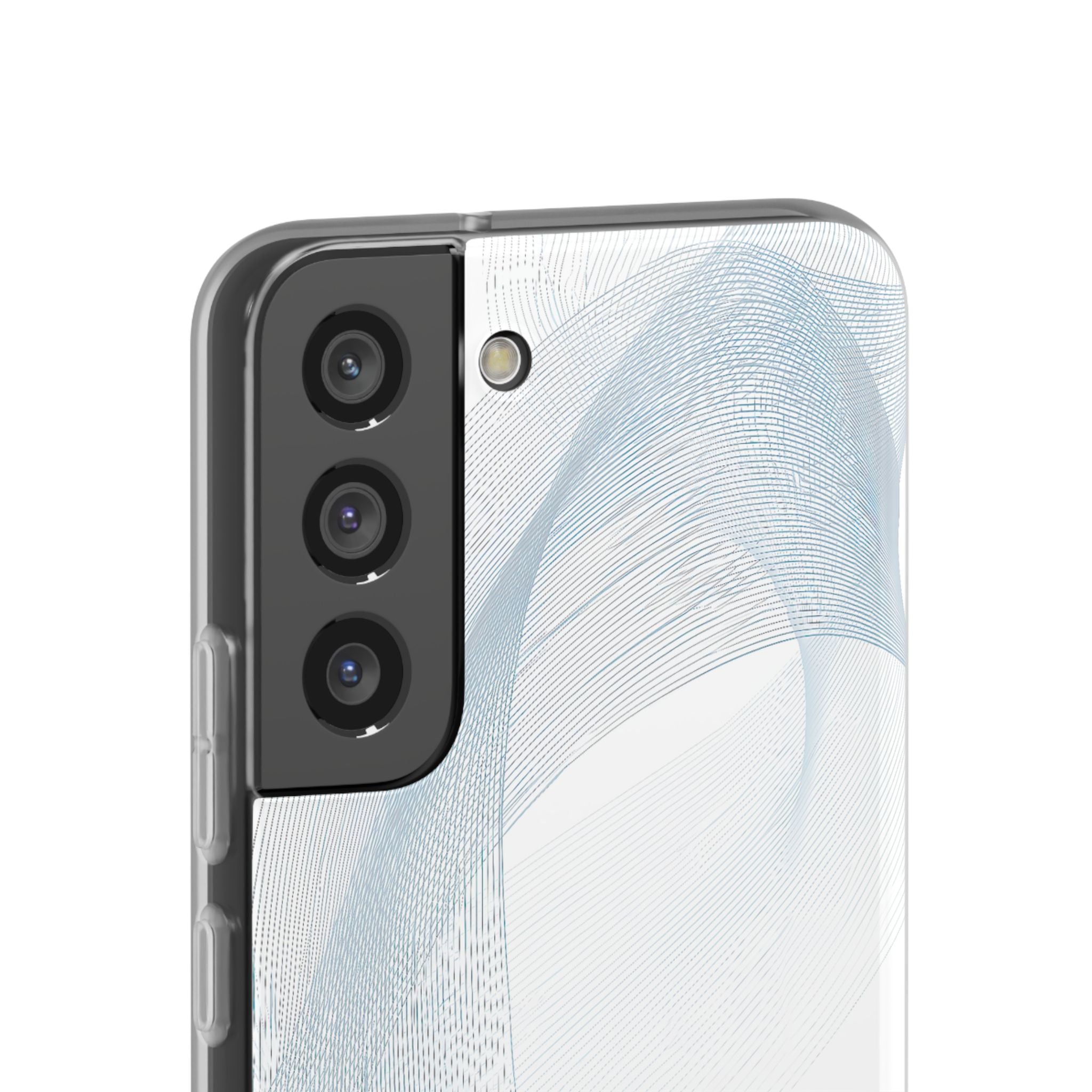 White Lite Phone Case for Samsung - Arctic Line Current