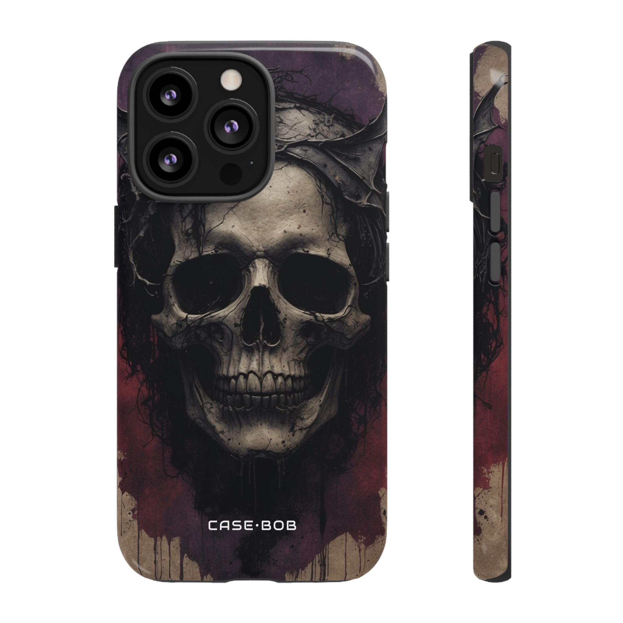 Gothic Skull Crown iPhone 13 Pro Case - Tough