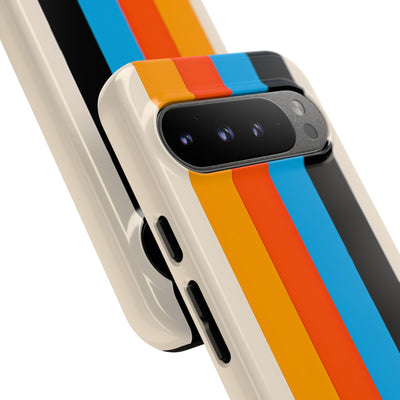 Retro Racing Stripes · Tough Phone Case for Google Pixel