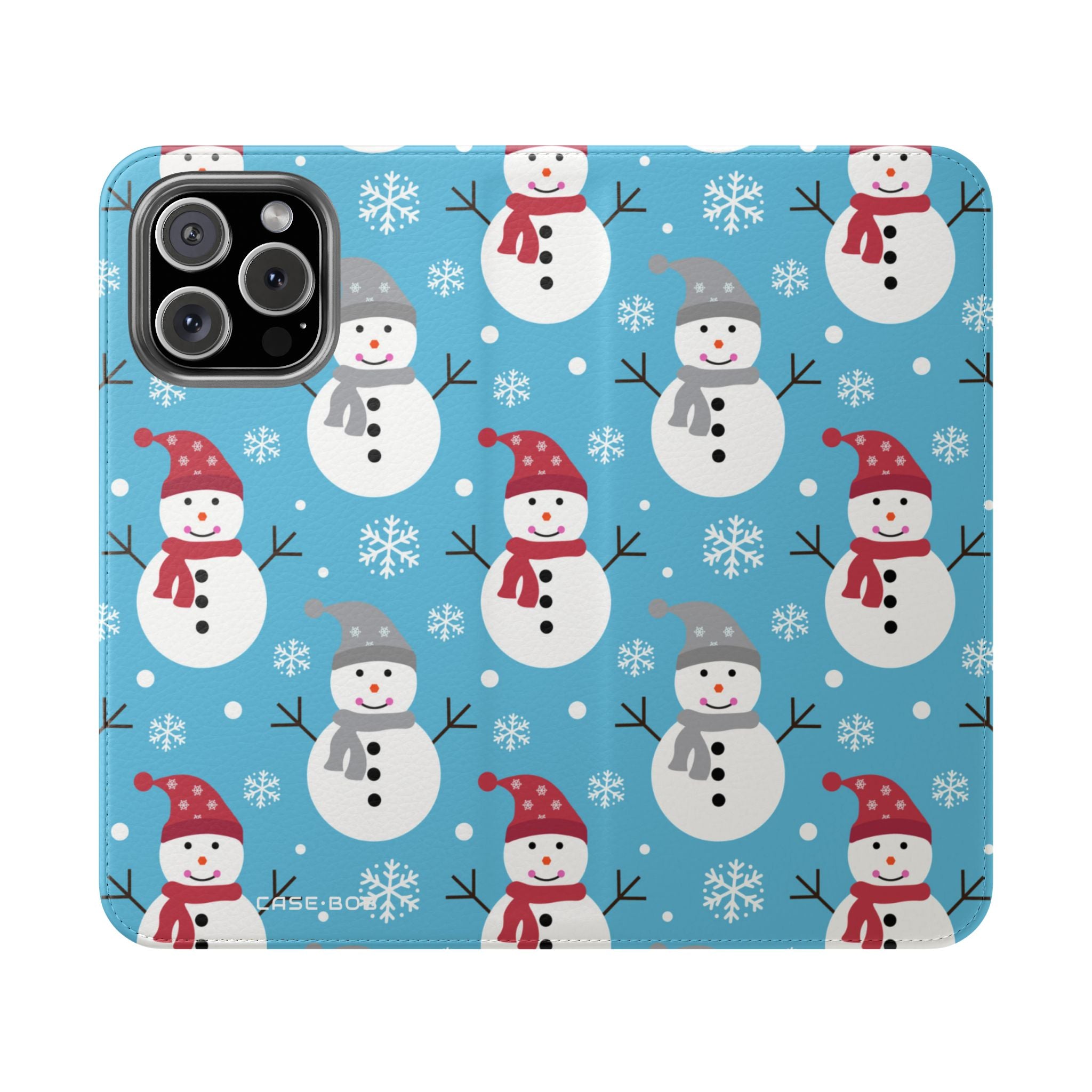Snowman Glow - iPhone 16 Max Case - Wallet