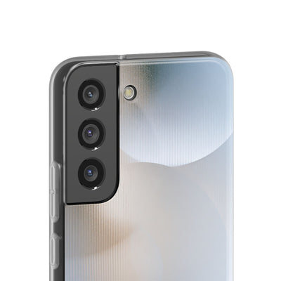 White Lite Phone Case for Samsung - Frosted Ribbed Sphere