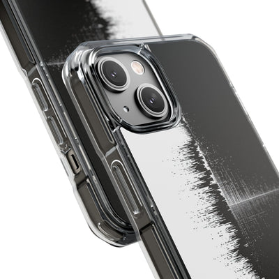 Black Impact MagSafe Phone Case for iPhone - Static Signal Split