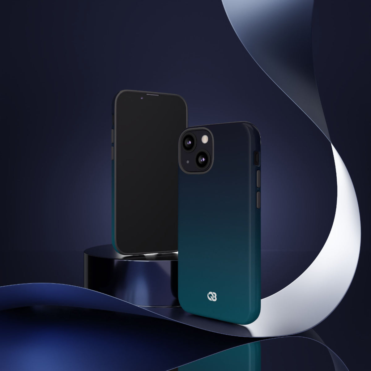 Abyssal Midnight · Tough Phone Case for iPhone · Blue