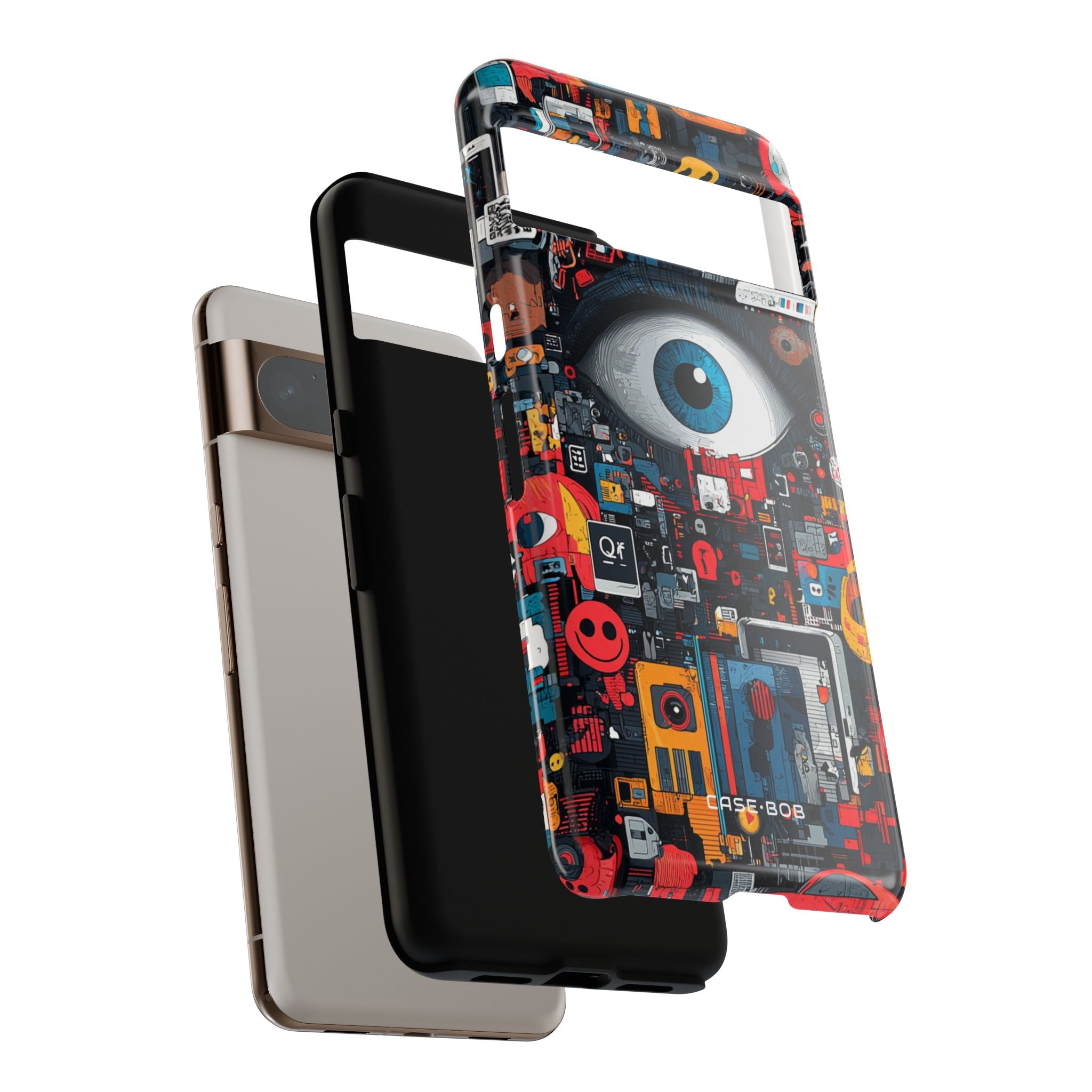 Digital Eye Blue Google Pixel 8 Pro Case - Tough