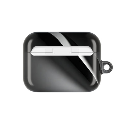 Obsidian Ridge · Hard Case for AirPods & AirPods Pro · Black