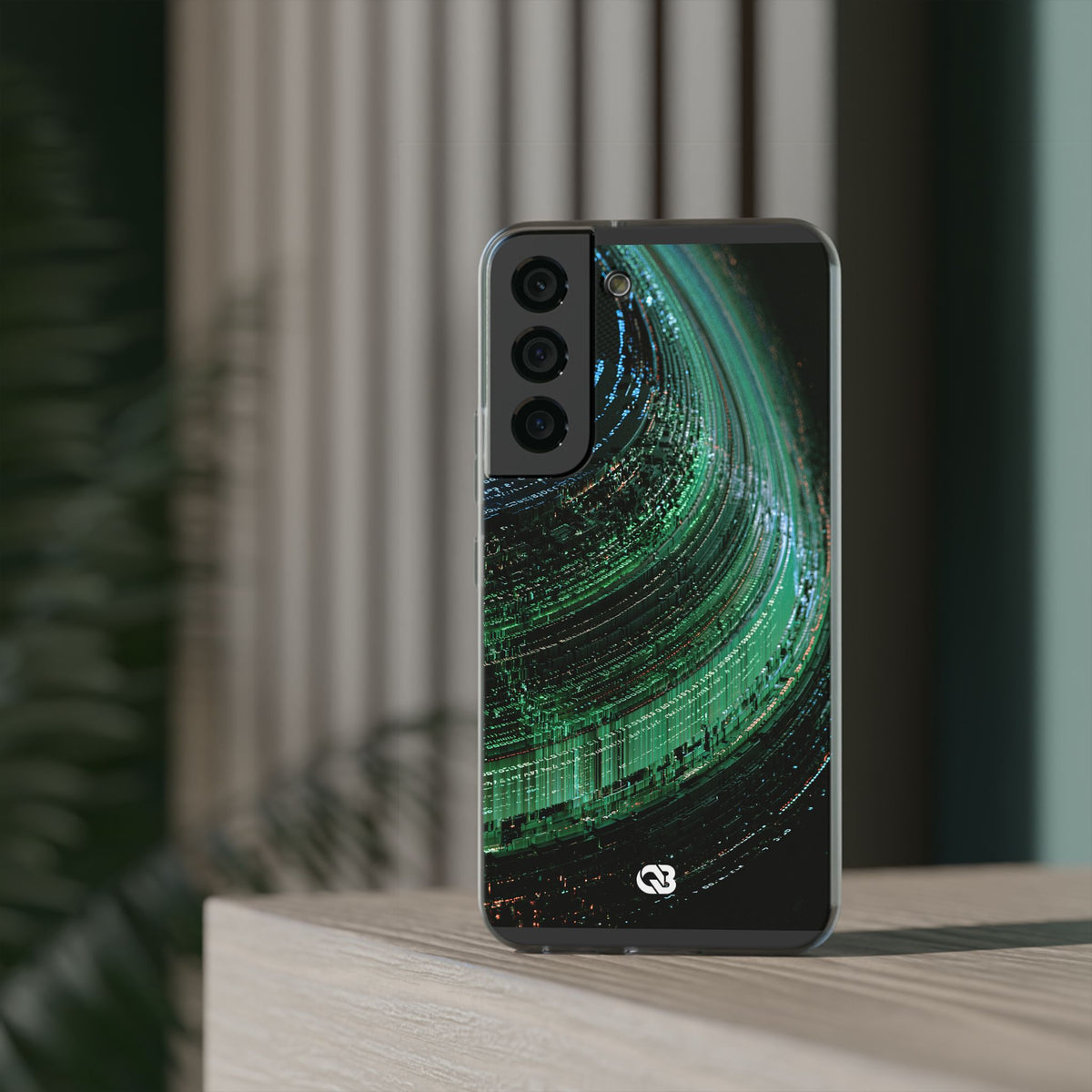 Orbital Data Stream · Lite Phone Case for Samsung · Green