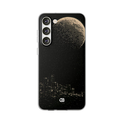 Lunar Metropolis Nocturne · Lite Phone Case for Samsung · Black