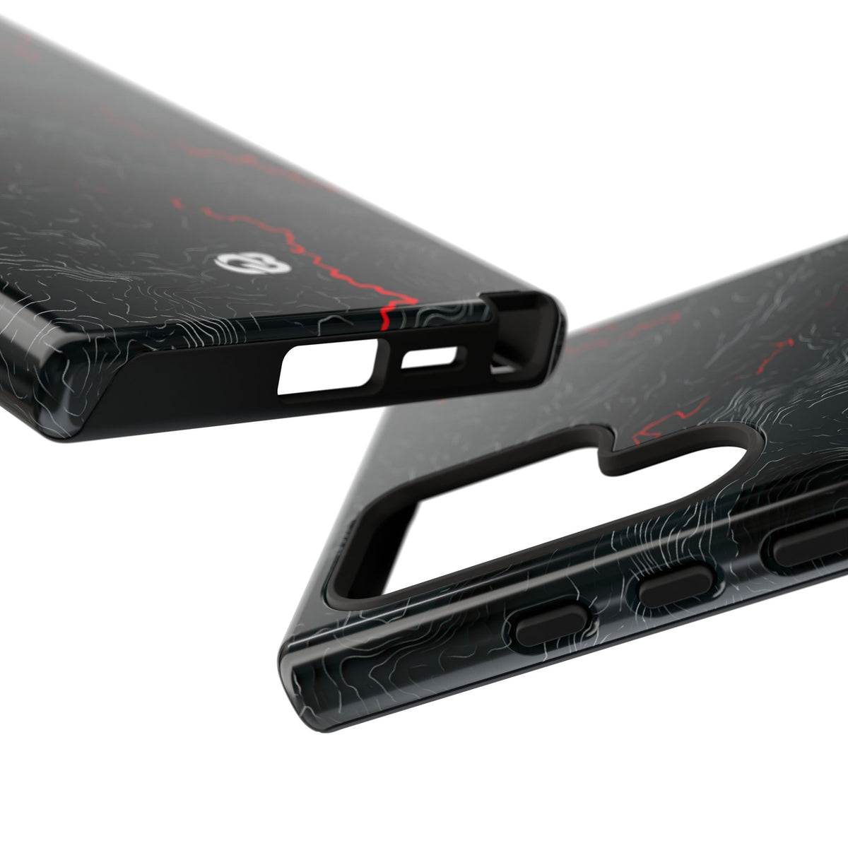 Crimson Rift · Tough Phone Case for Samsung · Black