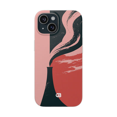 Pink Lite Phone Case for iPhone - Cinder Rose Plume